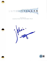 Matthew McConaughey Signed Script from Interstellar Beckett COA