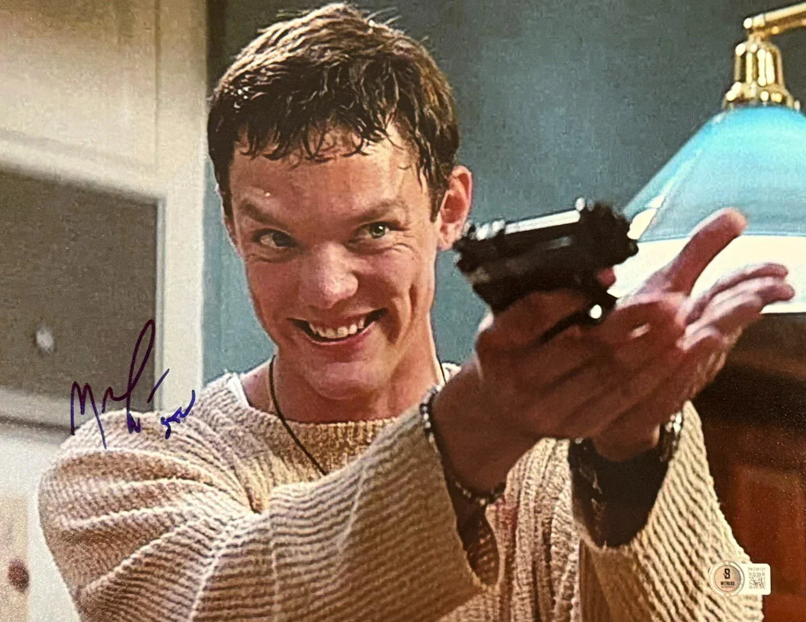 Matthew Lillard signed Scream 11x14 photo inscribed Stu — Beckett Witness