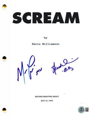 Matthew Lillard & Skeet Ulrich signed Scream script with Beckett COA