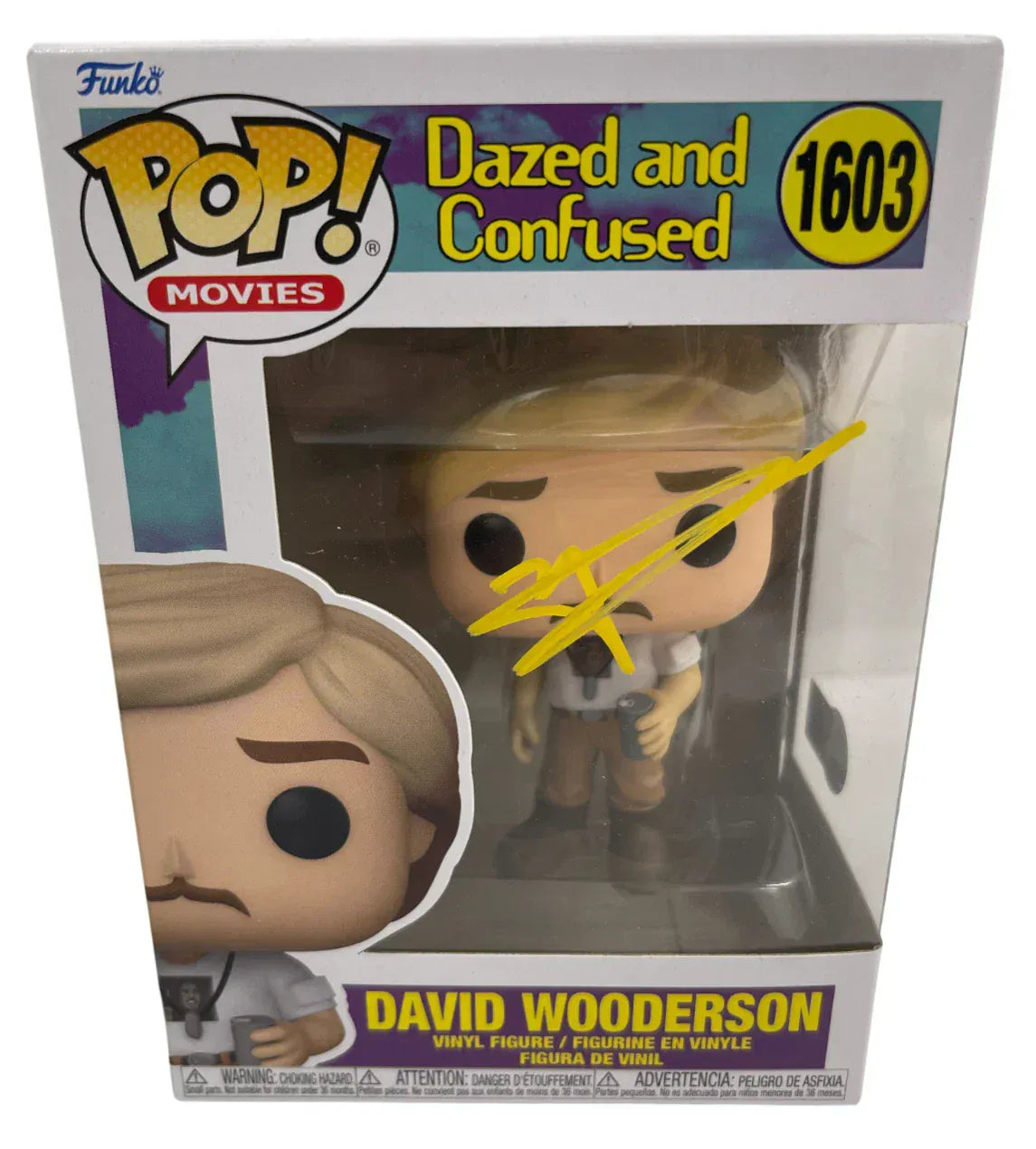 Matthew McConaughey Signed David Wooderson Dazed and Confused Dazed and Confused Funko Pop Figure Beckett COA