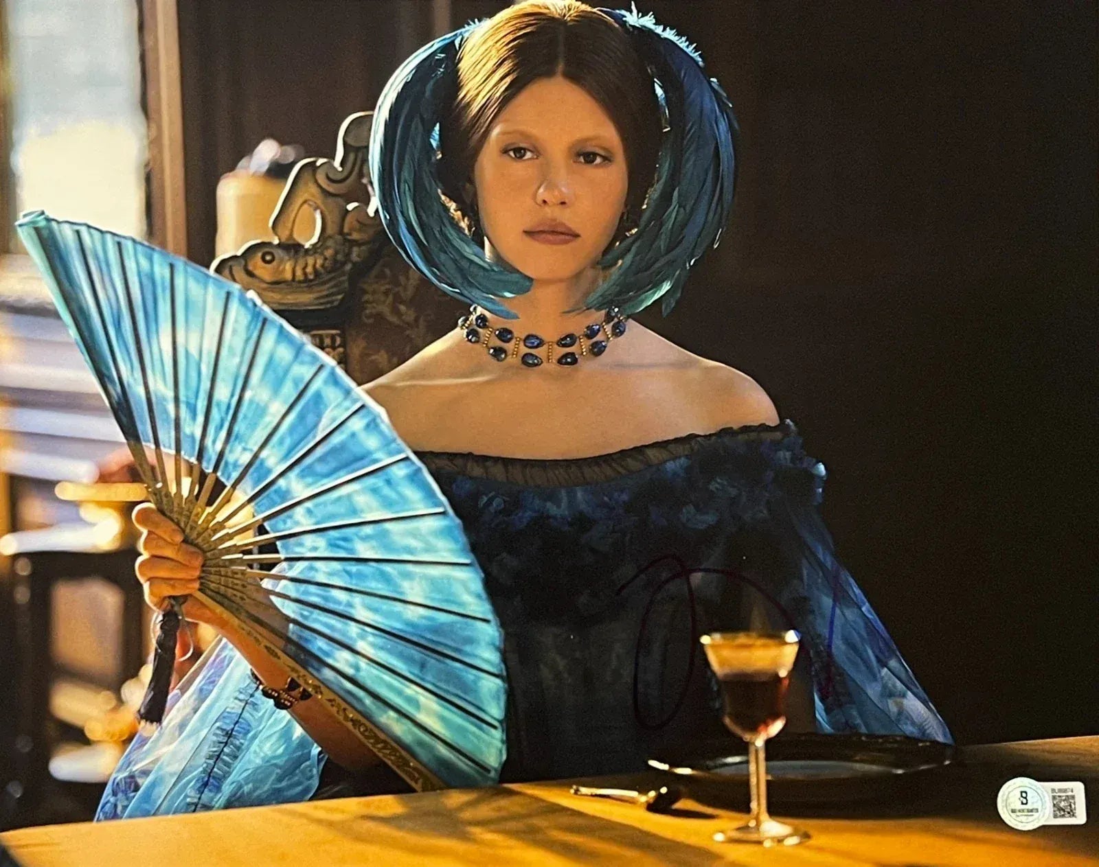 Mia Goth Signed 11x14 Photo from Frankenstein Beckett COA - Item #7
