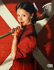 Mia Goth Signed 11x14 Photo from Pearl Beckett COA - Item #5