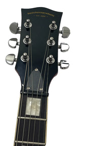 Michael J Fox autographed guitar - authentication hologram detail