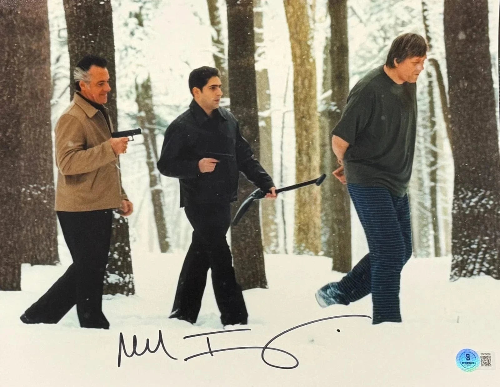Michael Imperioli Signed 11x14 Photo from The Sopranos Beckett COA - Item #1