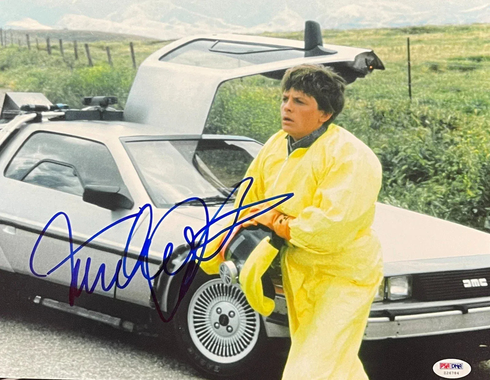 Michael J. Fox signed Back to the Future 11x14 photo — PSA/DNA authenticated