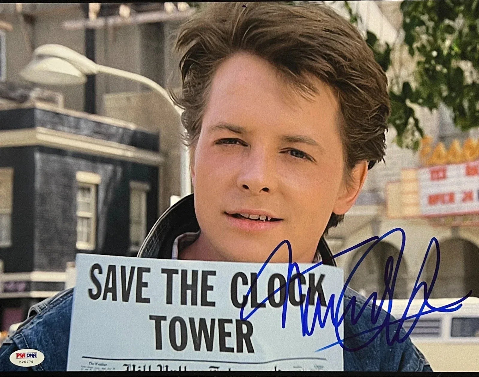 Michael J. Fox signed Back to the Future 11x14 photo — PSA/DNA authenticated