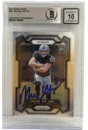Michael Mayer Authentic Autographed 2023 Panini Prizm Rookie Card #361