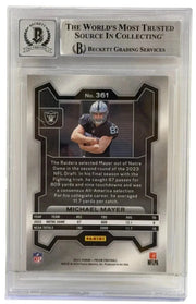 Michael Mayer Signed Trading Card Beckett COA - Item #1 - Detail View