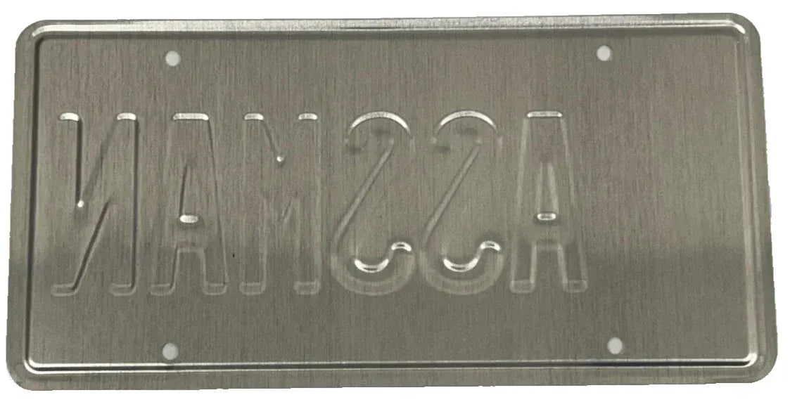 Michael Richards Authentic Autographed ASSMAN License Plate Alt View 2