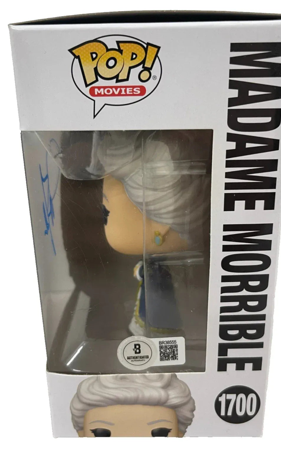 Michelle Yeoh Madame autographed Funko Pop #1700 - signature closeup with COA