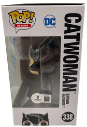 Beckett certificate of authenticity — Michelle Pfeiffer signed Catwoman Batman Returns 338 Funko Pop Figure