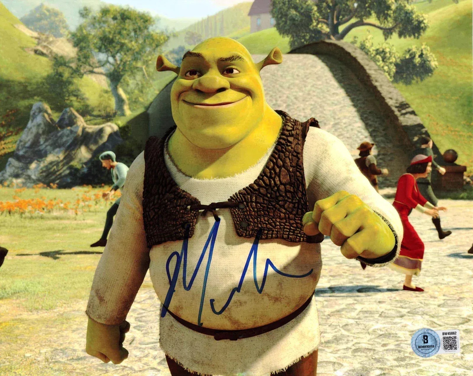 Mike Myers signed Shrek 8x10 photo — Beckett authenticated