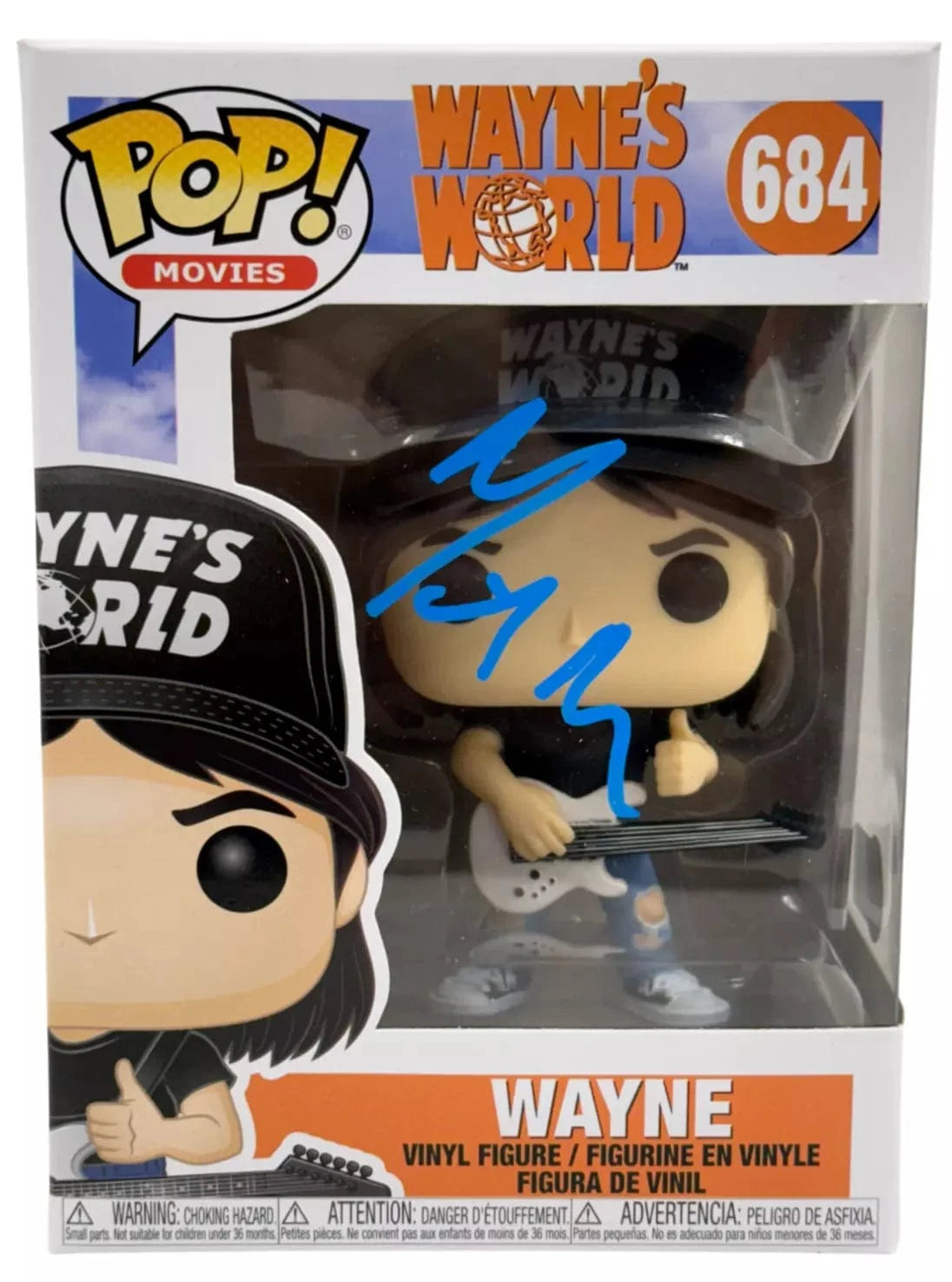 Mike Myers Authentic Autographed Wayne's World 684 Funko Pop Figure