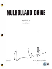 Naomi Watts signed Mulholland Drive movie script — Beckett authenticated
