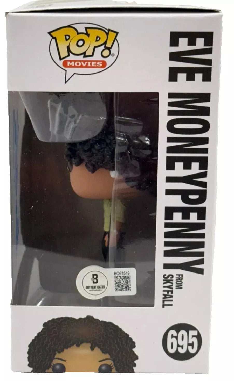 Naomie Harris Signed Funko from Skyfall Beckett COA - Detail View