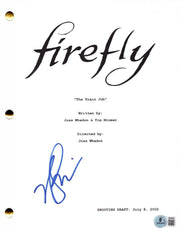 Nathan Fillion Authentic Autographed Firefly Script - The Train Job