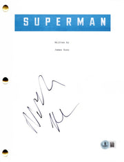 Nicholas Hoult signed Superman 2025 movie script — Beckett authenticated