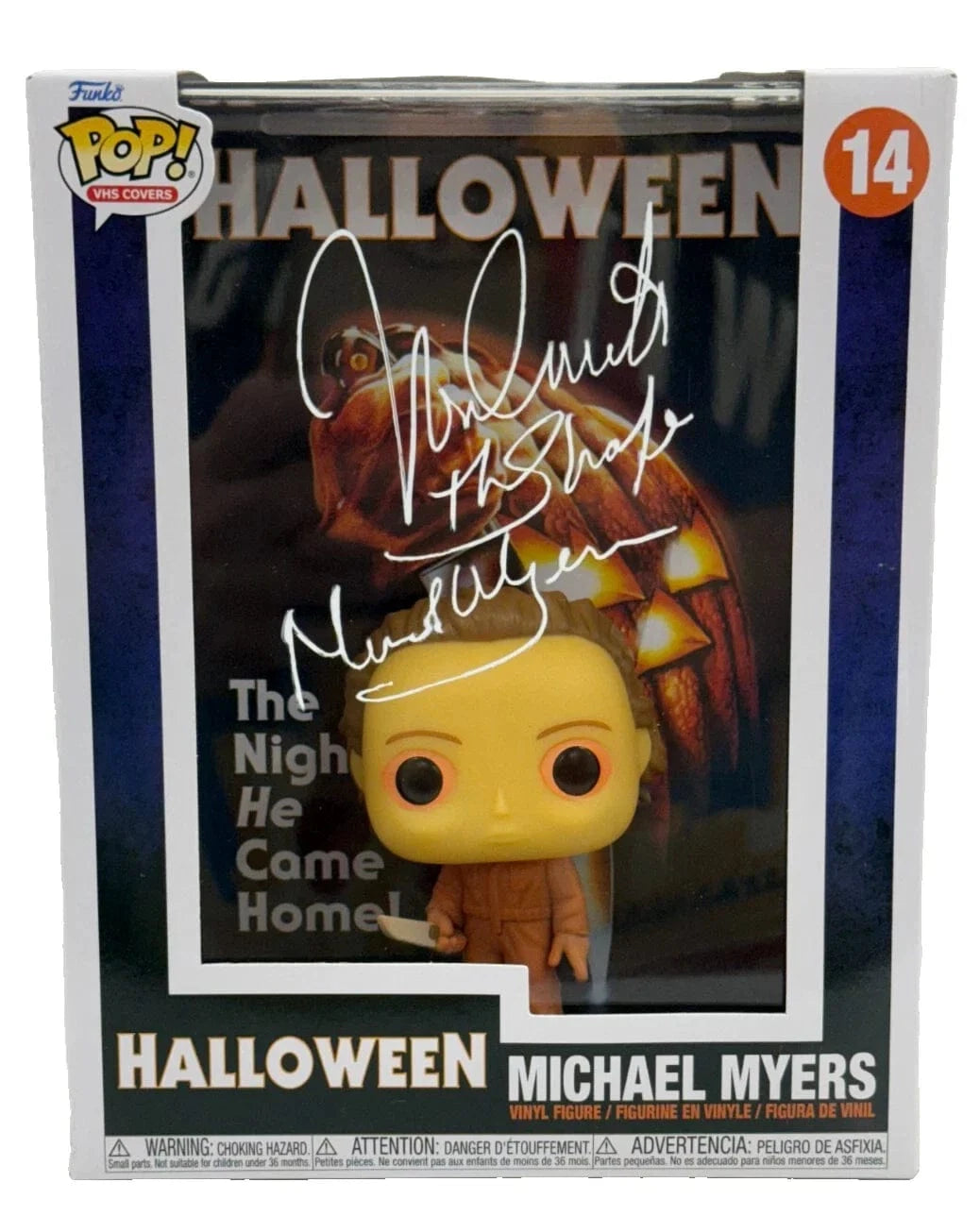 Nick Castle Authentic Autographed Halloween Michael Myers VHS Covers Funko 14
