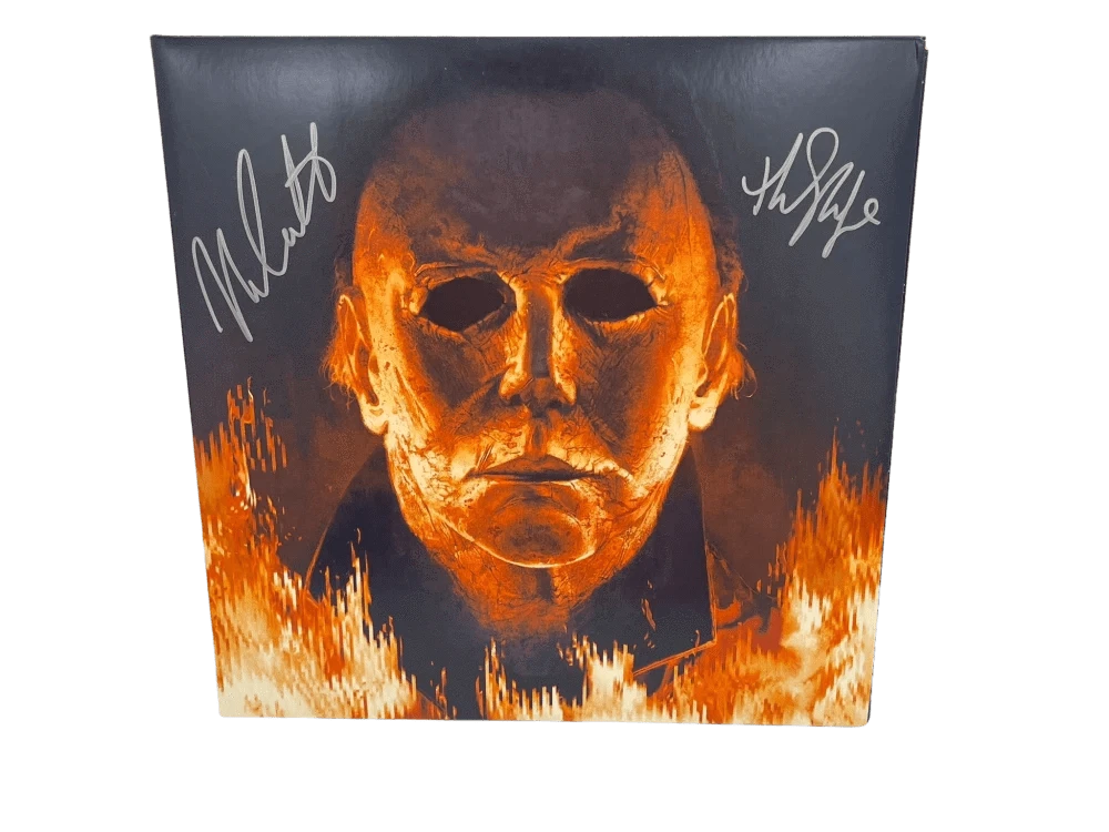 Nick Castle Signed Vinyl Record from Halloween Beckett COA