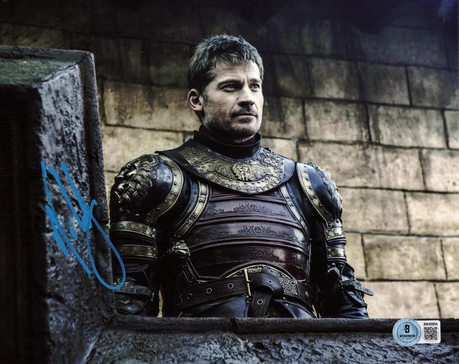 Nikolaj Coster-Waldau signed Game of Thrones 8x10 photo — Beckett authenticated