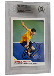 Novak Djokovic signed Sports Illustrated for Kids 2010 rookie card — Beckett Slabbed Grade 10