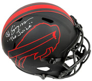OJ Simpson Authentic Autographed Buffalo Bills Eclipse Full Size Helmet - The Juice