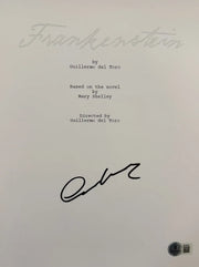 Oscar Isaac signed Frankenstein movie script — Beckett authenticated