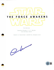 Oscar Isaac Authentic Autographed Star Wars The Force Awakens Script