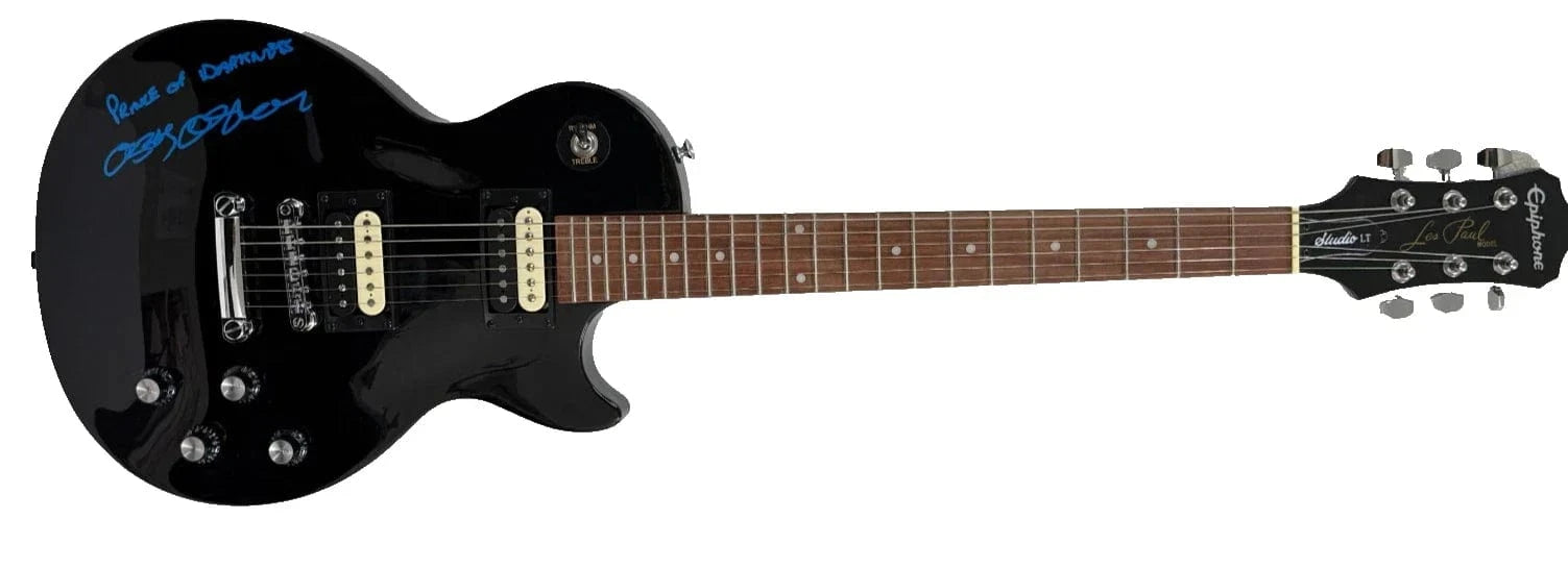 Ozzy Osbourne Signed Guitar Beckett COA - Item #2 - Alternate Angle