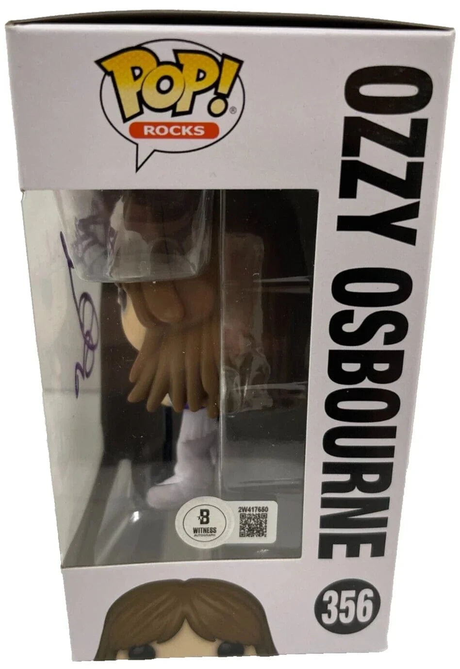Ozzy Osbourne Signed Funko Beckett COA - Detail View