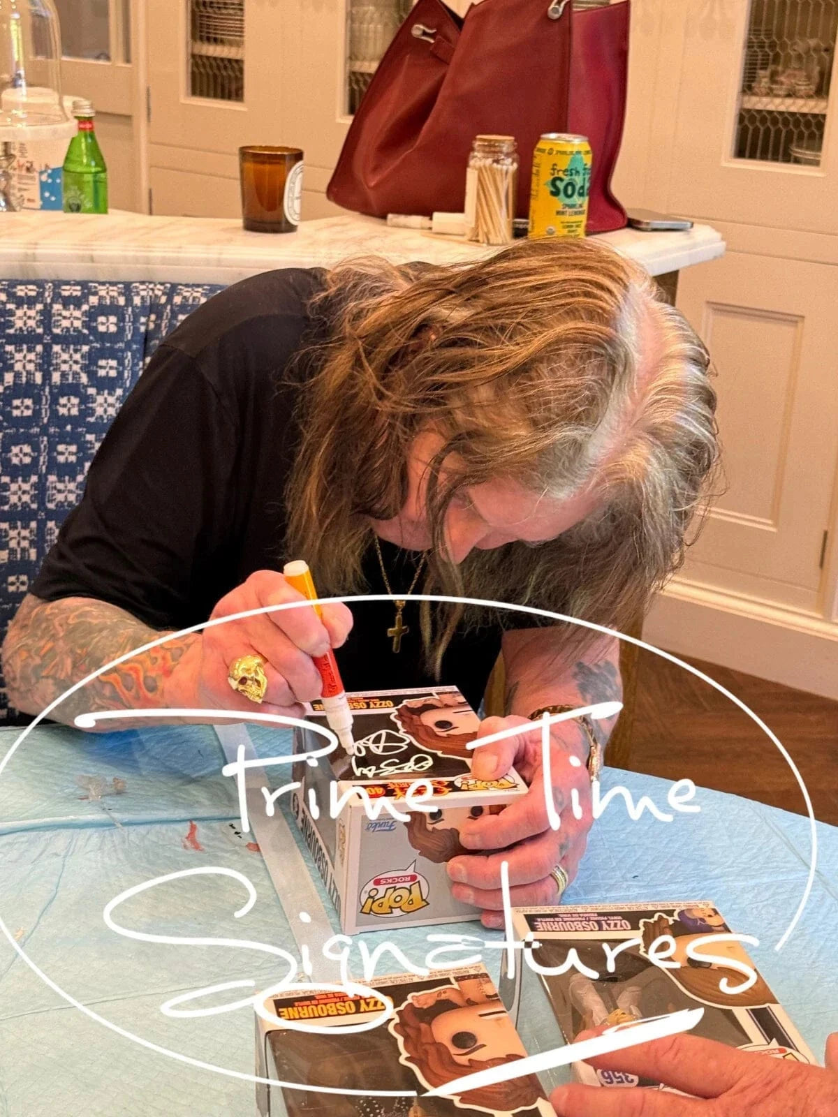 Ozzy Osbourne Signed Funko Beckett COA - Alternate Angle