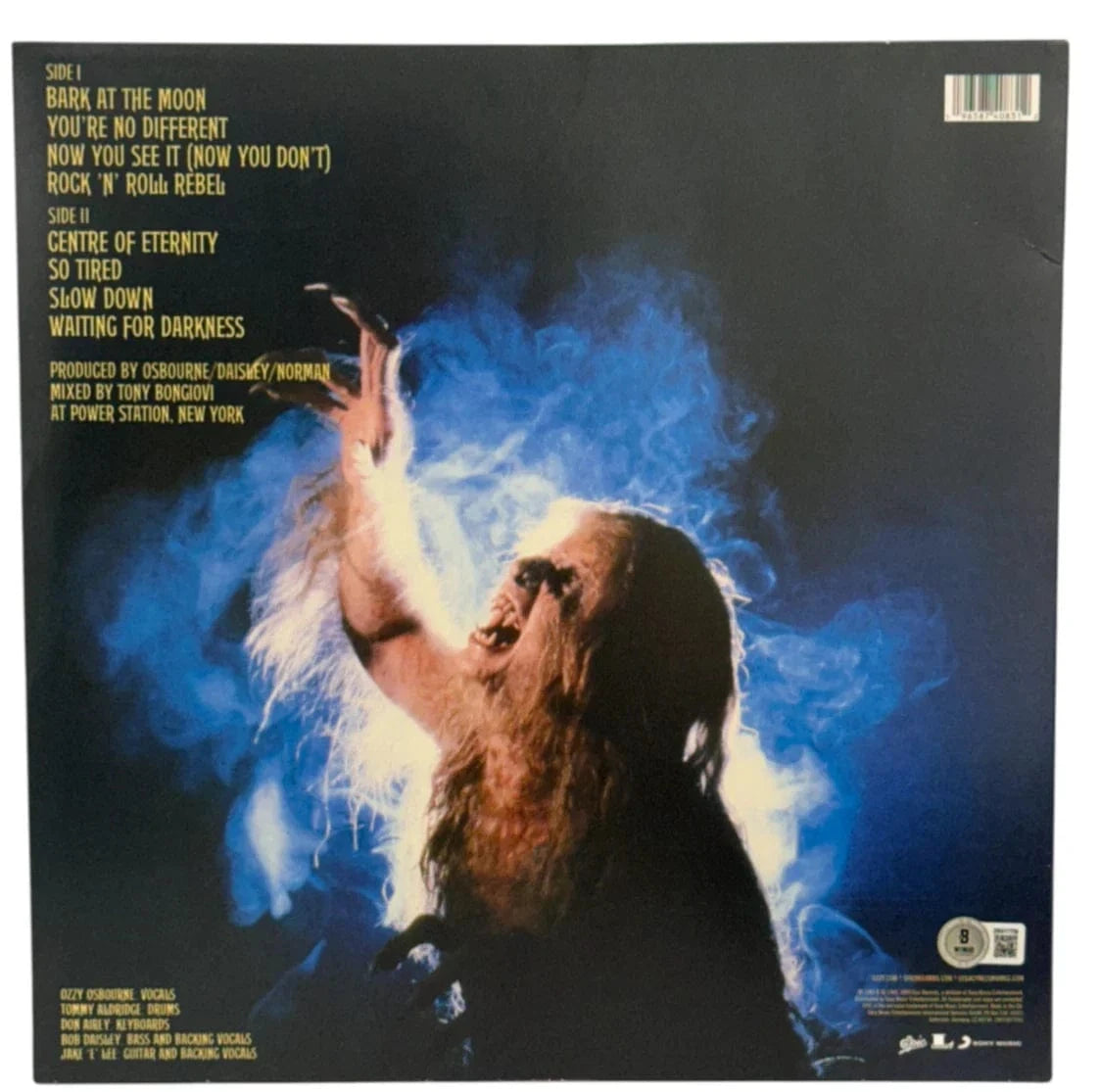 Ozzy Osbourne Signed Vinyl Record Beckett COA - Item #3 - Alternate Angle