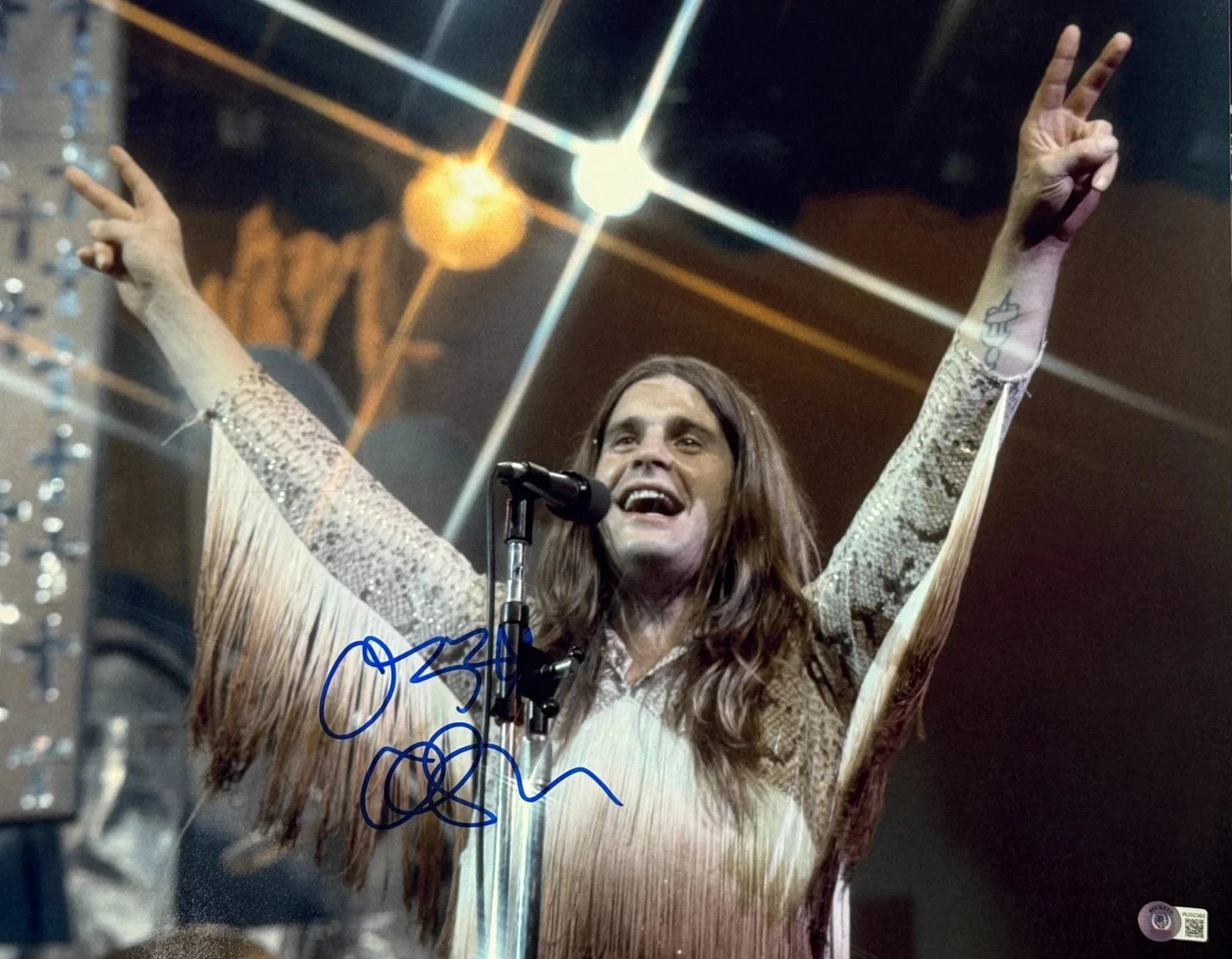 Ozzy Osbourne Authentic Autographed 16x20 Photo #17