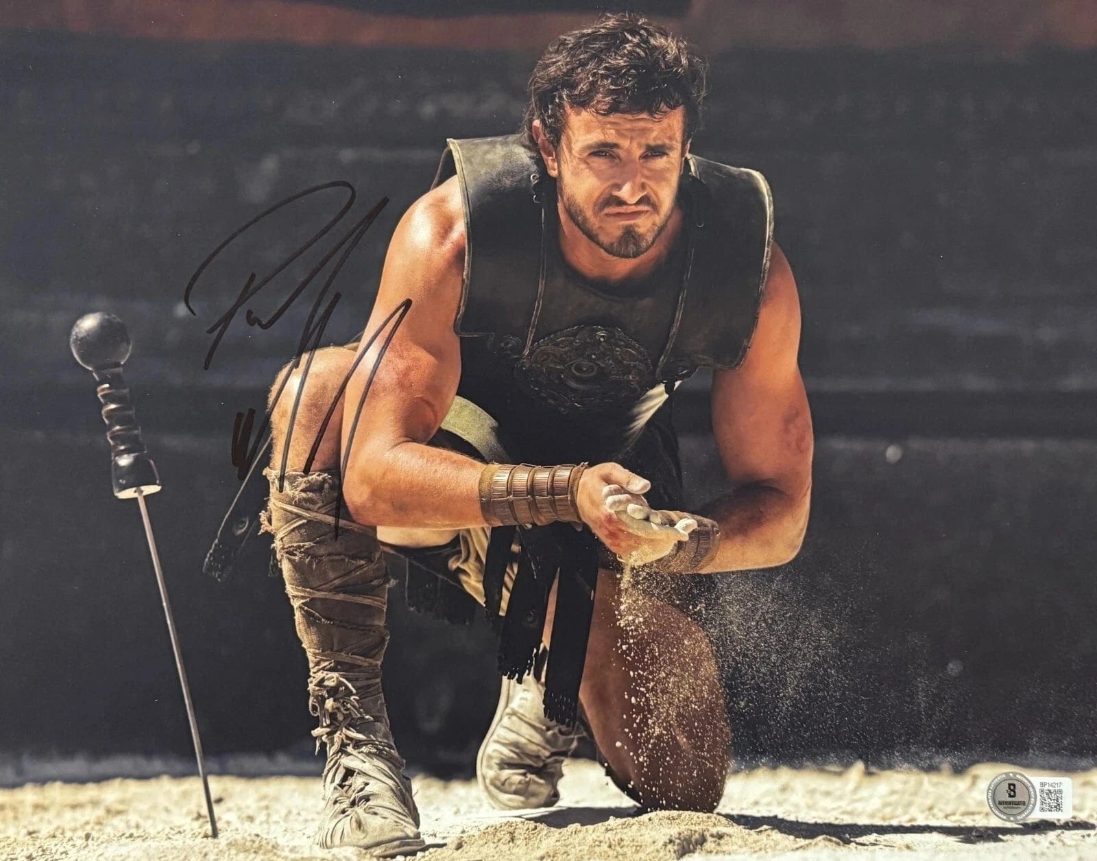 Paul Mescal Signed 11x14 Photo from Gladiator 2 Beckett COA - Item #3