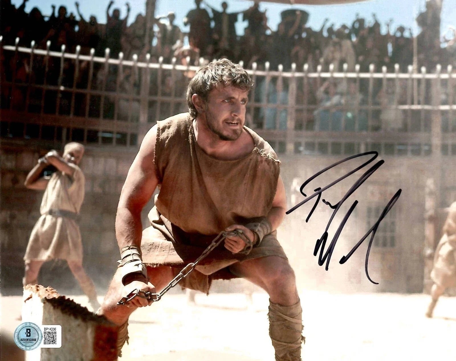 Paul Mescal Signed 8x10 Photo from Gladiator 2 Beckett COA - Item #3