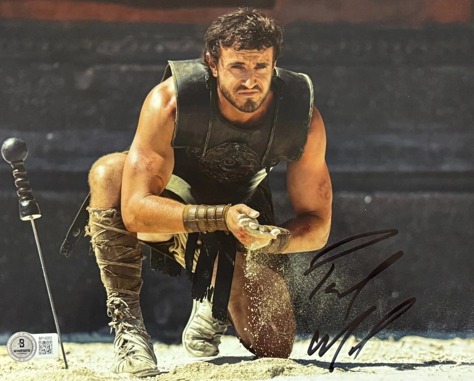 Paul Mescal Signed 8x10 Photo from Gladiator 2 Beckett COA - Item #1