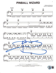 Pete Townshend of The Who Signed Pinball Wizard Sheet Music (1st Page Only) Beckett COA - Item #10
