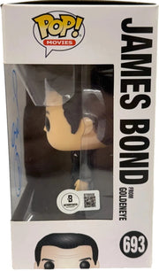 Pierce Brosnan Signed Funko from James Bond Beckett COA - Detail View