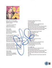 Pink Raise Your autographed item with certificate of authenticity