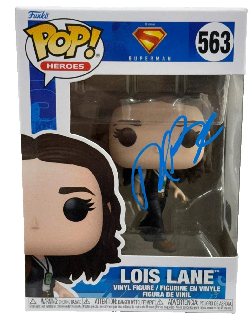 Rachel Brosnahan Authentic Autographed Lois Lane Superman 563 Funko Pop Figure