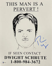 Rainn Wilson signed The Office 11x14 photo — Beckett Witness COA