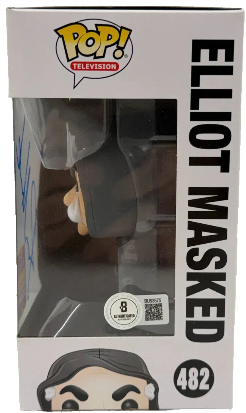 Rami Malek Signed Elliott Masked Mr. Robot Funko