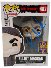 Rami Malek Authentic Autographed Elliott Masked Mr. Robot 482 Funko Pop Figure