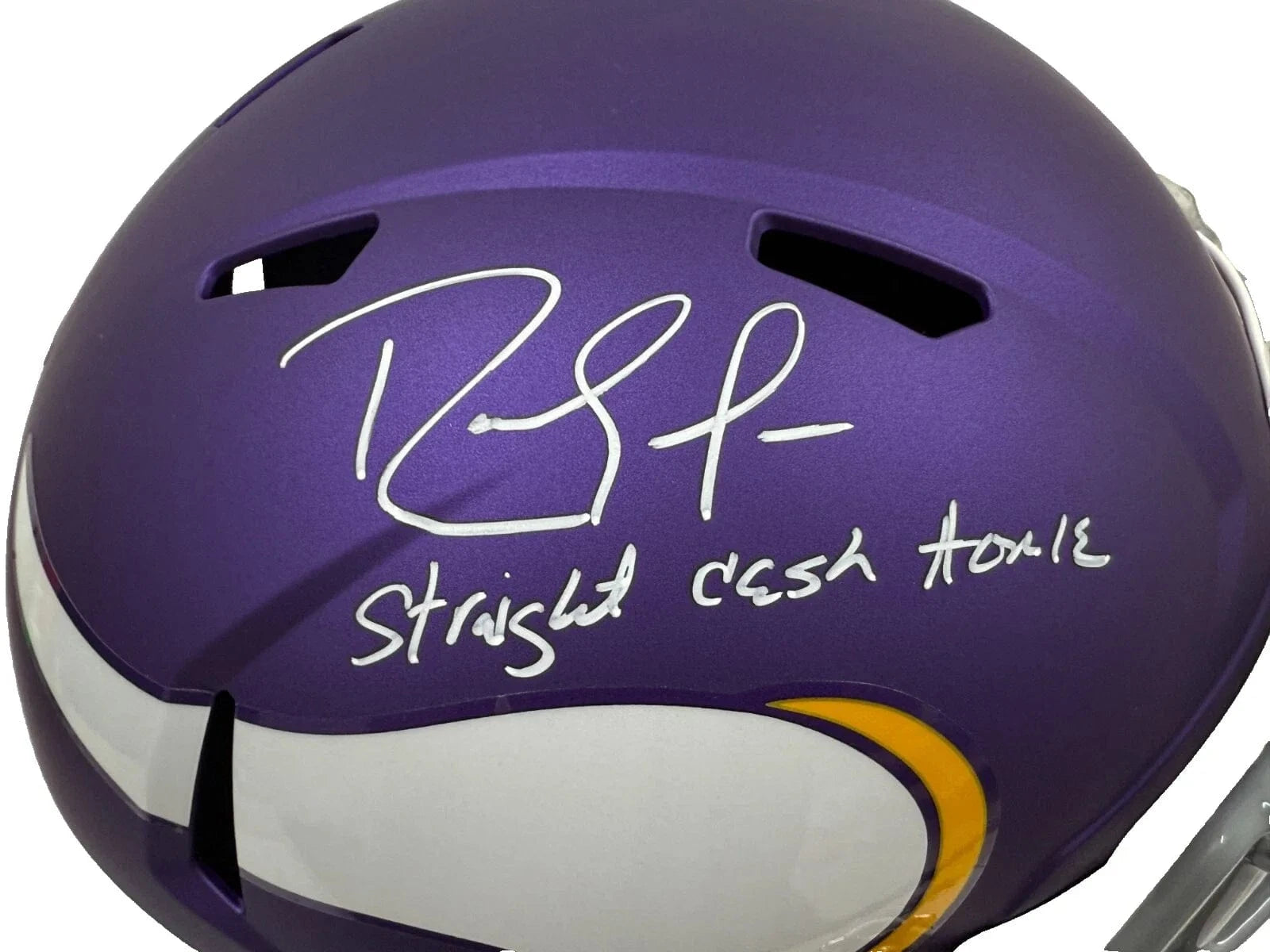 Randy Moss Signed NFL Helmet Beckett COA - Item #1 - View 5