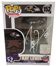 Ray Lewis Authentic Autographed Ray Lewis Baltimore Ravens 152 Funko Pop Figure