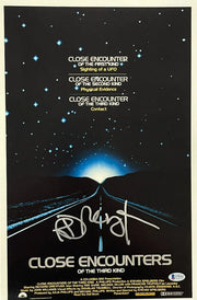 Richard Dreyfuss Signed 12x18 Poster from Close Encounters of the Third Kind Beckett Witness COA - Item #1