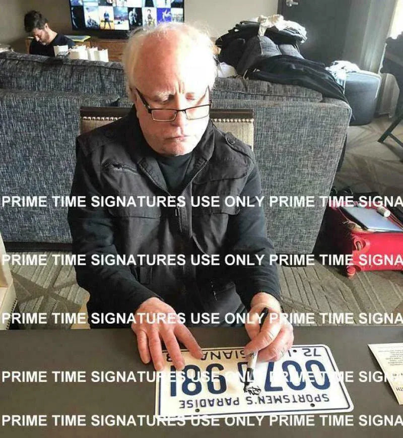 Richard Dreyfuss Authentic Autographed Jaws License Plate Proof