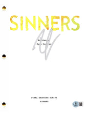 Ryan Coogler Authentic Autographed Sinners Script