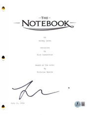 Ryan Gosling Authentic Autographed The Notebook Movie Script