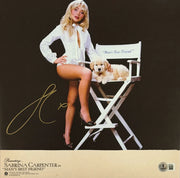 Sabrina Carpenter signed Man's Best Friend vinyl record — Beckett authenticated